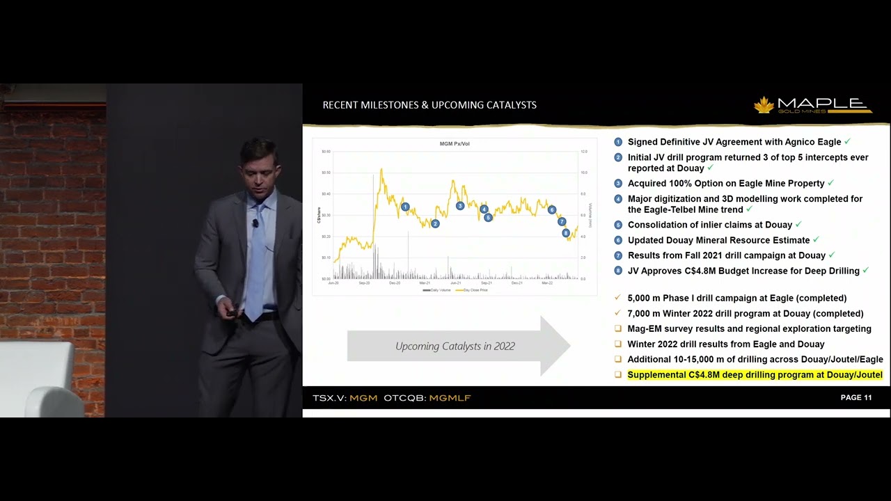 Maple Gold Mines Ltd. (TSX-V: MGM) Corporate Presentation on District Scale Gold Potential