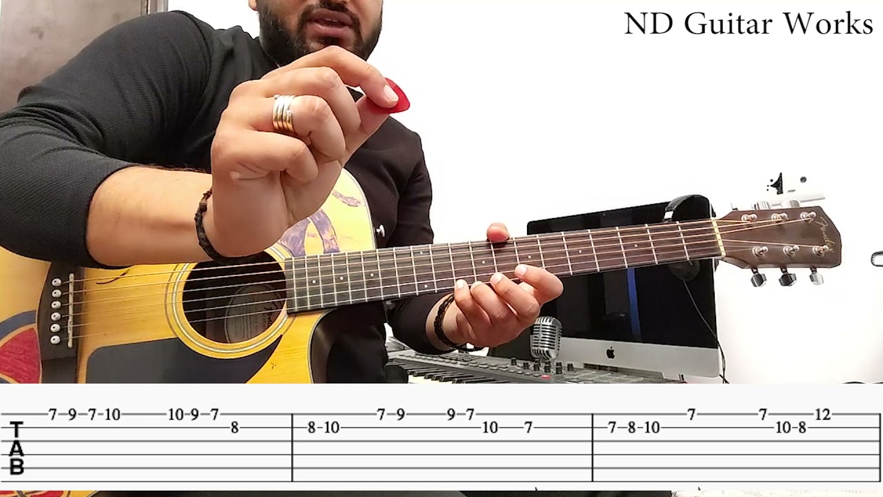 Janam Janam Guitar leads with Tabs | Dilwale | Easy Guitar Lesson | Arijit Singh | Nd Guitar Works