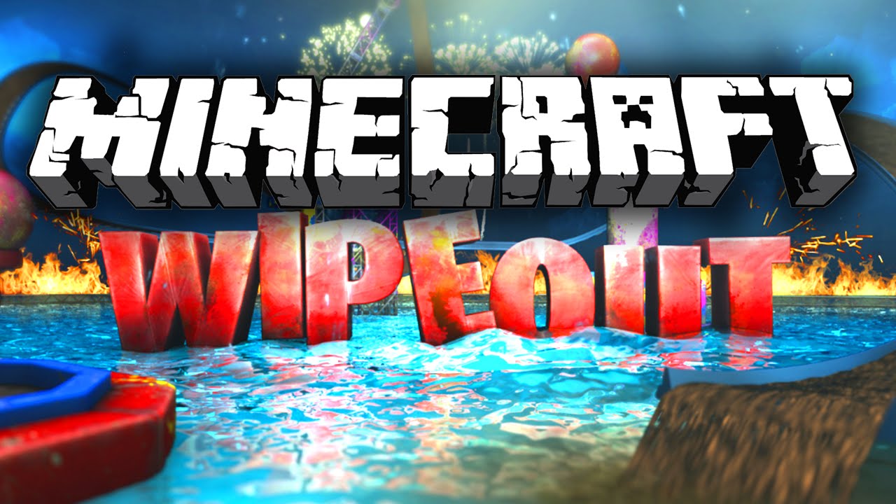 Minecraft Wipeout! TOTAL WIPEOUT (карта паркура 1.8)