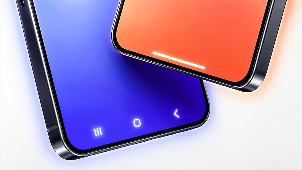 Les deux types de Barre de Navigation sur Samsung !