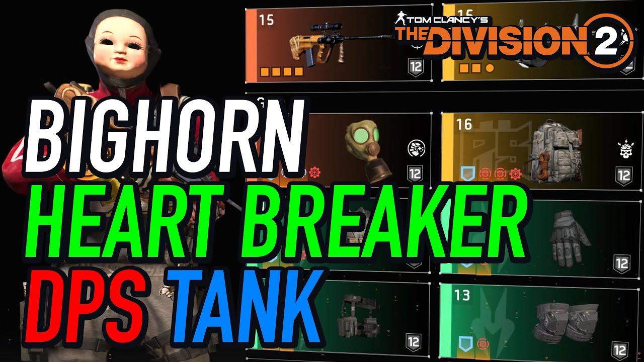 The Division 2 / BIGHORN / HEART BREAKER / DPS TANK BUILD