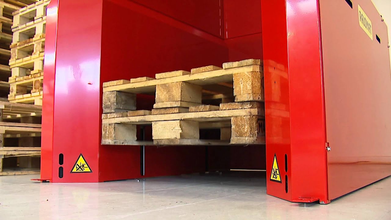 Pallet dispenser/ pallet magazine PALOMAT Flexomatic/ Greenline