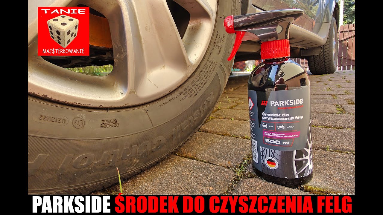 Preparat do Czyszczenia Felg PARKSIDE. Za 18zł Kupisz go w Lidlu. Krwawa Felga Czy to w ogóle Działa
