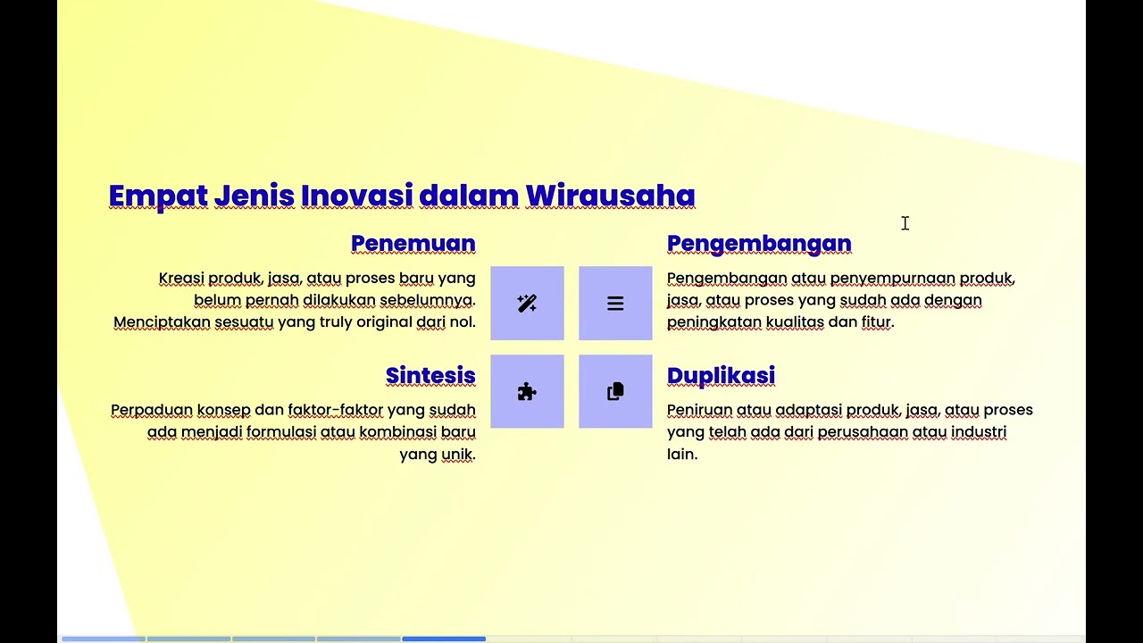 MATERI 3  Mata Kuliah Kewirausahaan Kreatifitas dan Inovasi