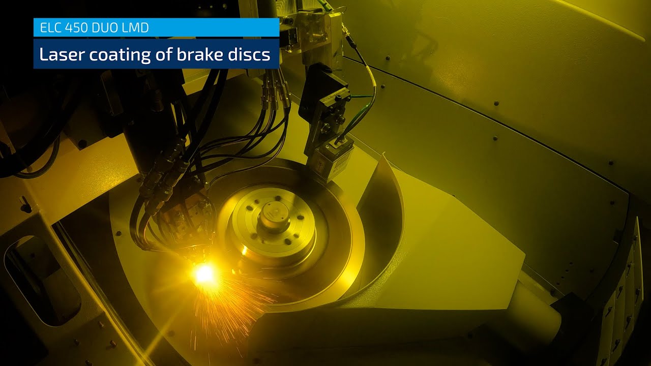 ELC 450 LMD DUO: Laser Coating of Brake Discs