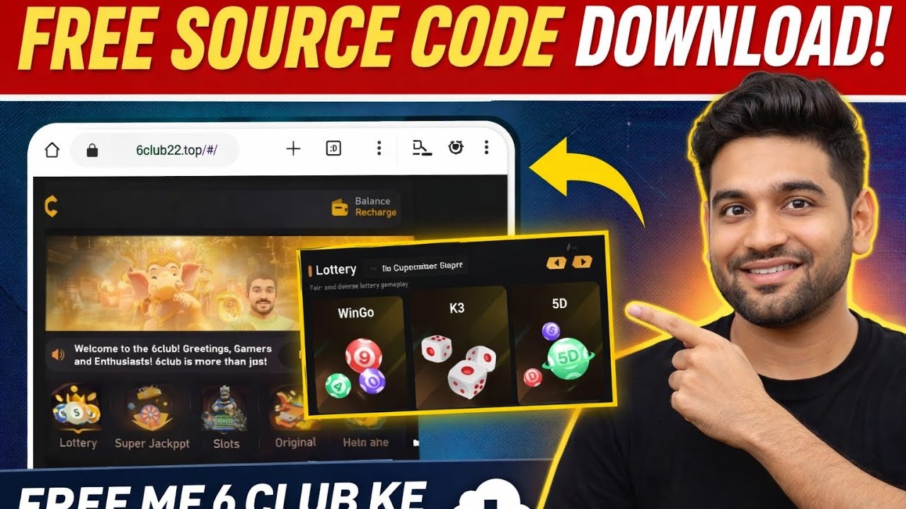 Free download 6club type source code | How to create free sixclub type website