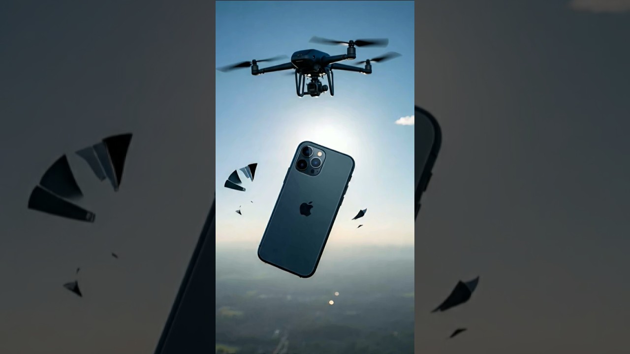 iPhone 17 drop test for Drone 1000 feet