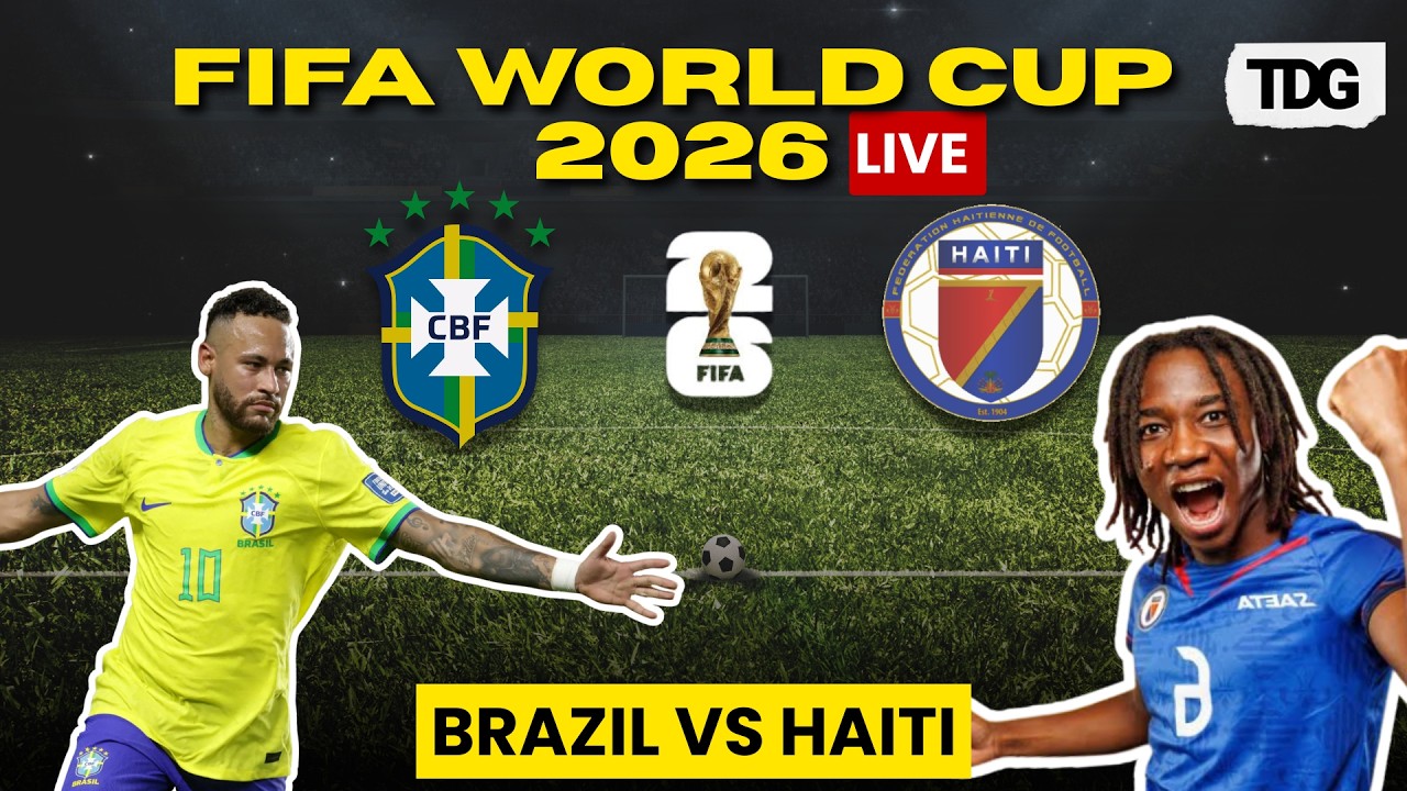 WATCH LIVE: FIFA World Cup 2026 | Brazil vs Haiti | Group C Clash