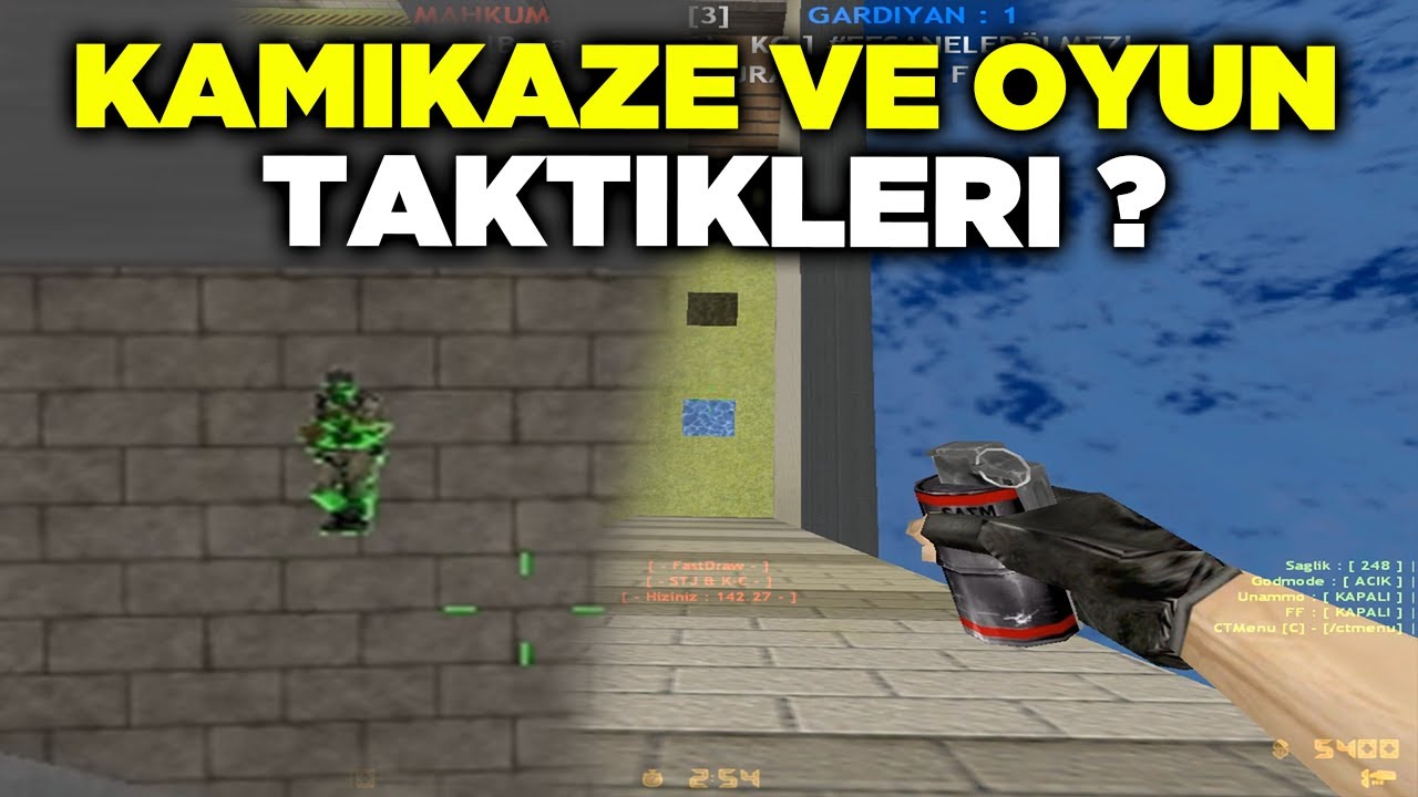 KAMİKAZE! VE OYUN TAKTİKLERİ PRO OLMA GARANTİLİ - CS 1.6 JAİLBREAK