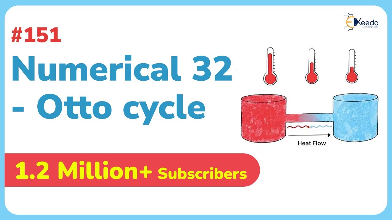 Mastering Otto Cycle Numerical 32 in IC Engines (Air Cycles) | GATE Application of Thermodynamics