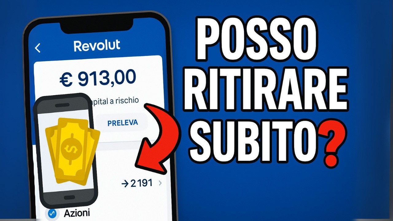 Dopo quanto tempo posso ritirare ii denaro guadagnato su Revolut ? 2024 Guida passo passo