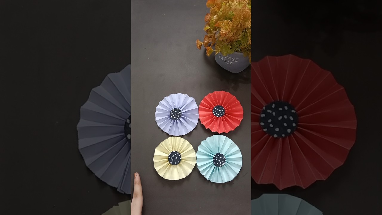 Flower crumps #art #papercraftmagic #viralshort #magicalcrafts