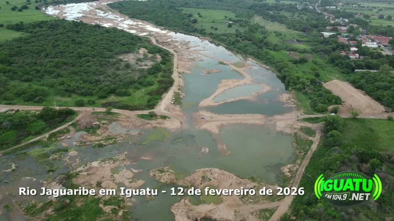 Águas do Rio Jaguaribe começam a avançar por Iguatu, em 2026
