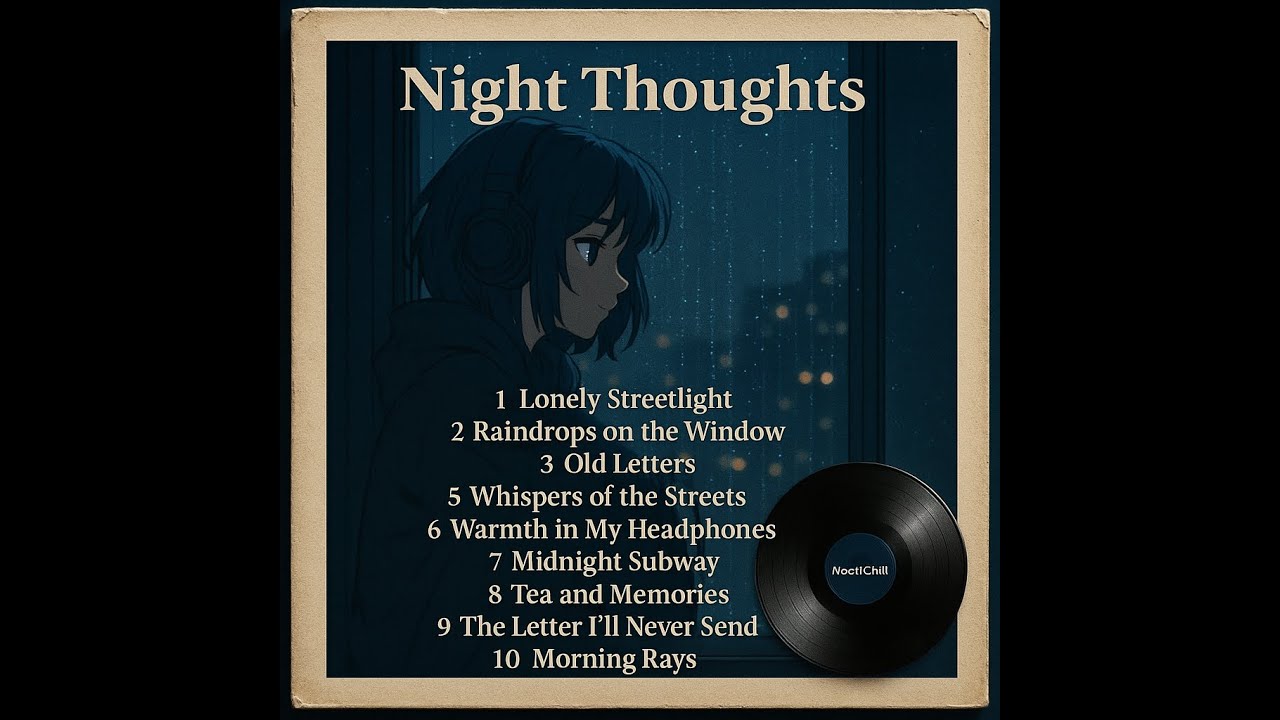 🎧 NoctiChill &ndash; Night Thoughts [Full LoFi Album]