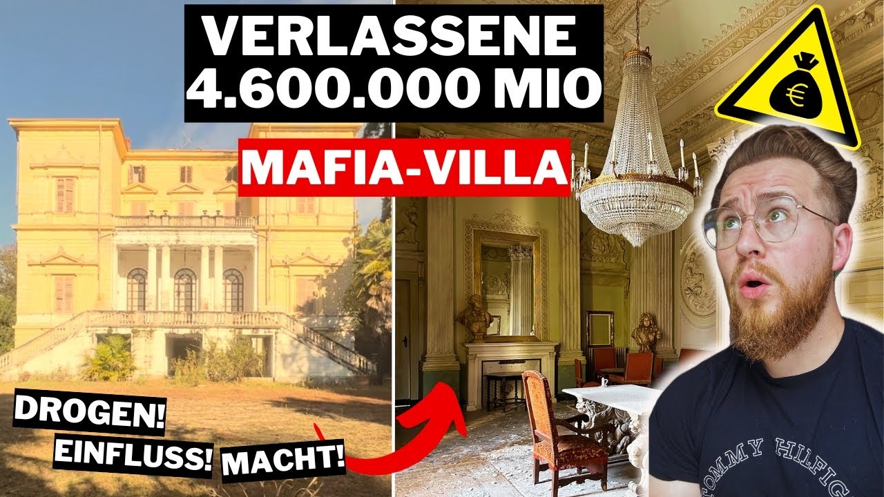 Заброшенная МИЛЛИОН МИЛЛИОННАЯ ВИЛЛА 🏛️ БЫВШЕГО ЧЛЕНА МАФИИ  , ПОЛНОСТЬЮ МЕБЛИРОВАННАЯ! 😱