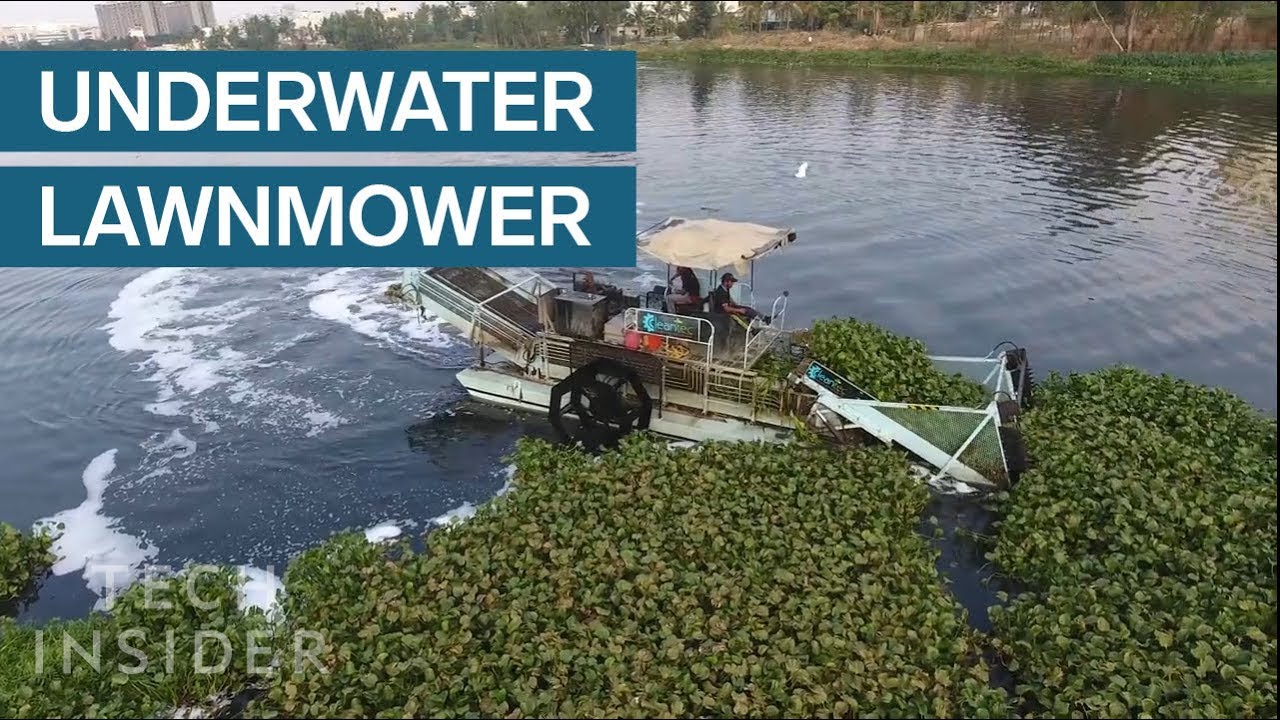 Underwater Lawnmowers Are Cleaning Trash Out Of Rivers