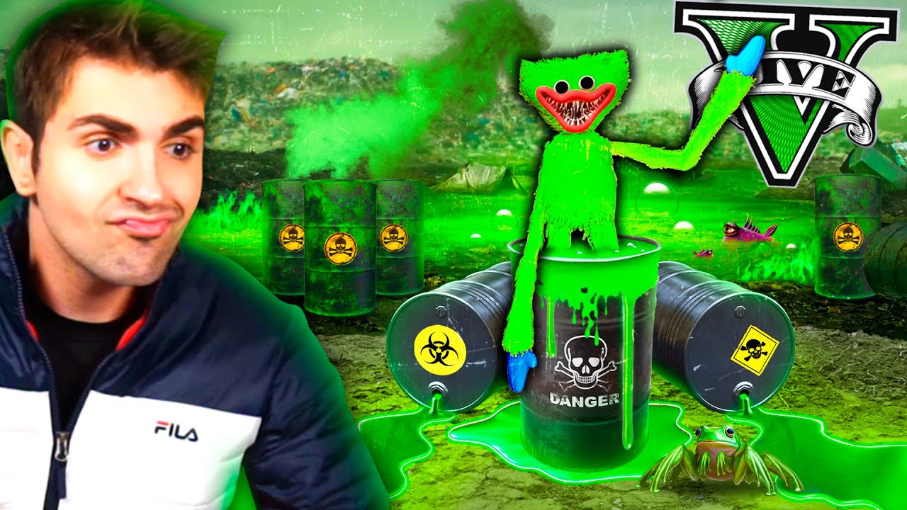 ENCUENTRO a HUGGY WUGGY TÓXICO en GTA 5 !! 🧸☣️ (Grand Theft Auto V)