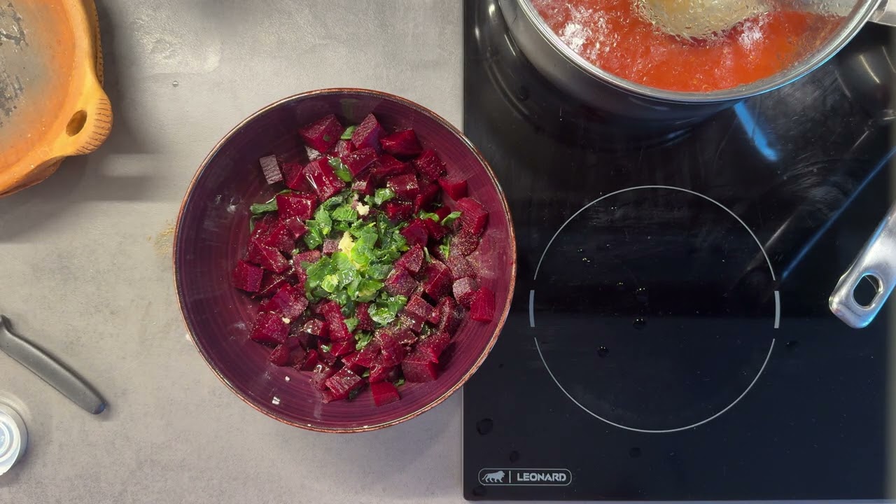 سلطة الشمندر rote Beete Salat 