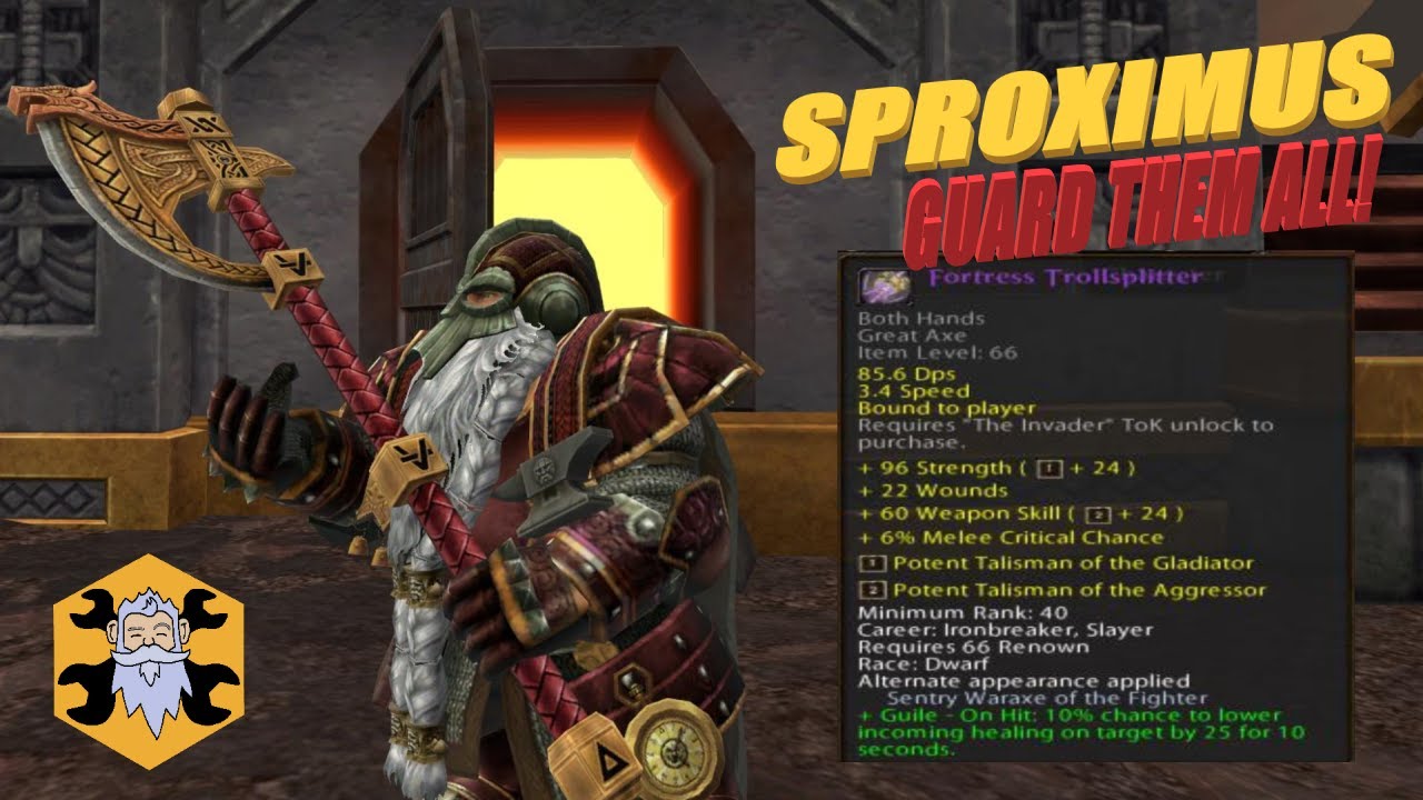 GUARD THEM ALL! Ironbreaker 2H Tank Scenario PvP!