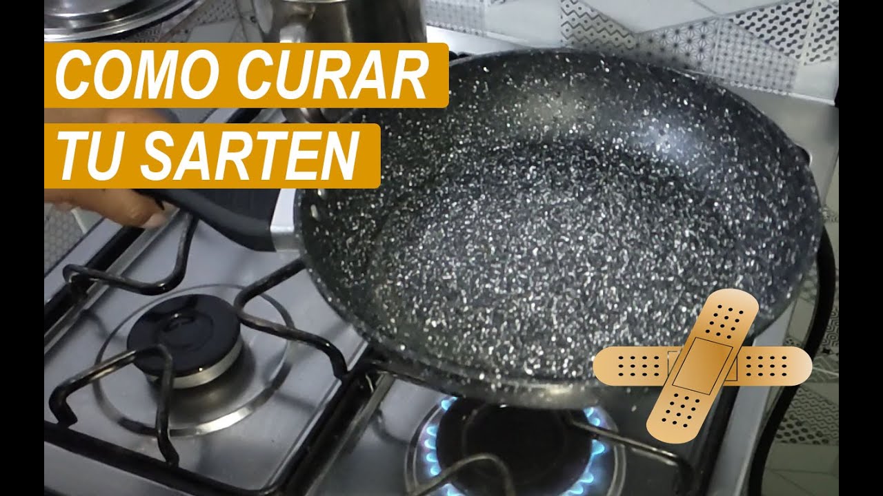 Como CURAR tu SARTEN de ROCA VOLCANICA