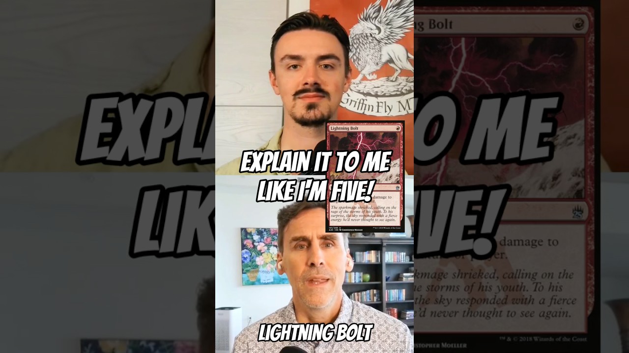 Explain It To Me Like I'm Five!! - Lightning Bolt MTG Card
