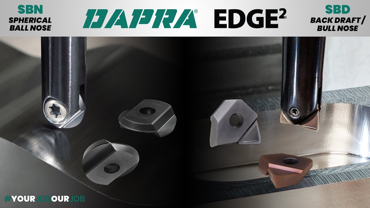 Perfect 3D Finishing with DAPRA's SBN & SBD Series Ball Nose & Bull Nose Cutting Tools