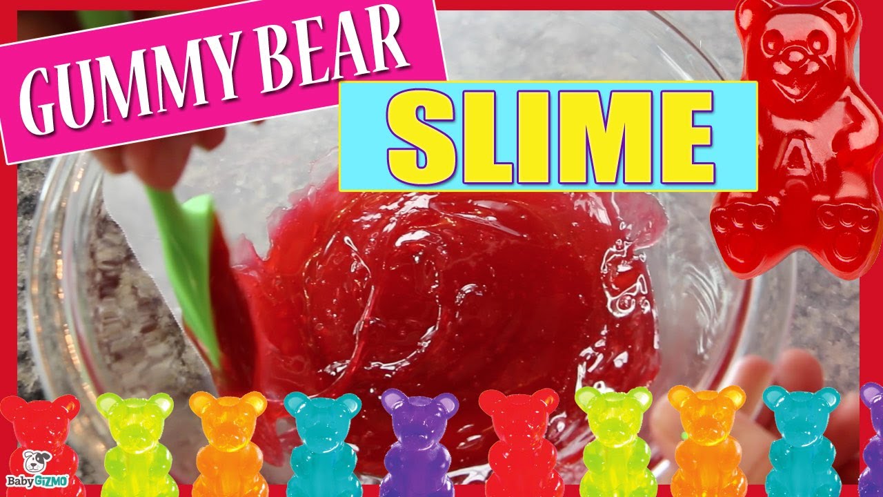 DIY EDIBLE GUMMY SLIME! YUMMY GUMMY FOOD BEAR SLIME with no Borax or Glue!