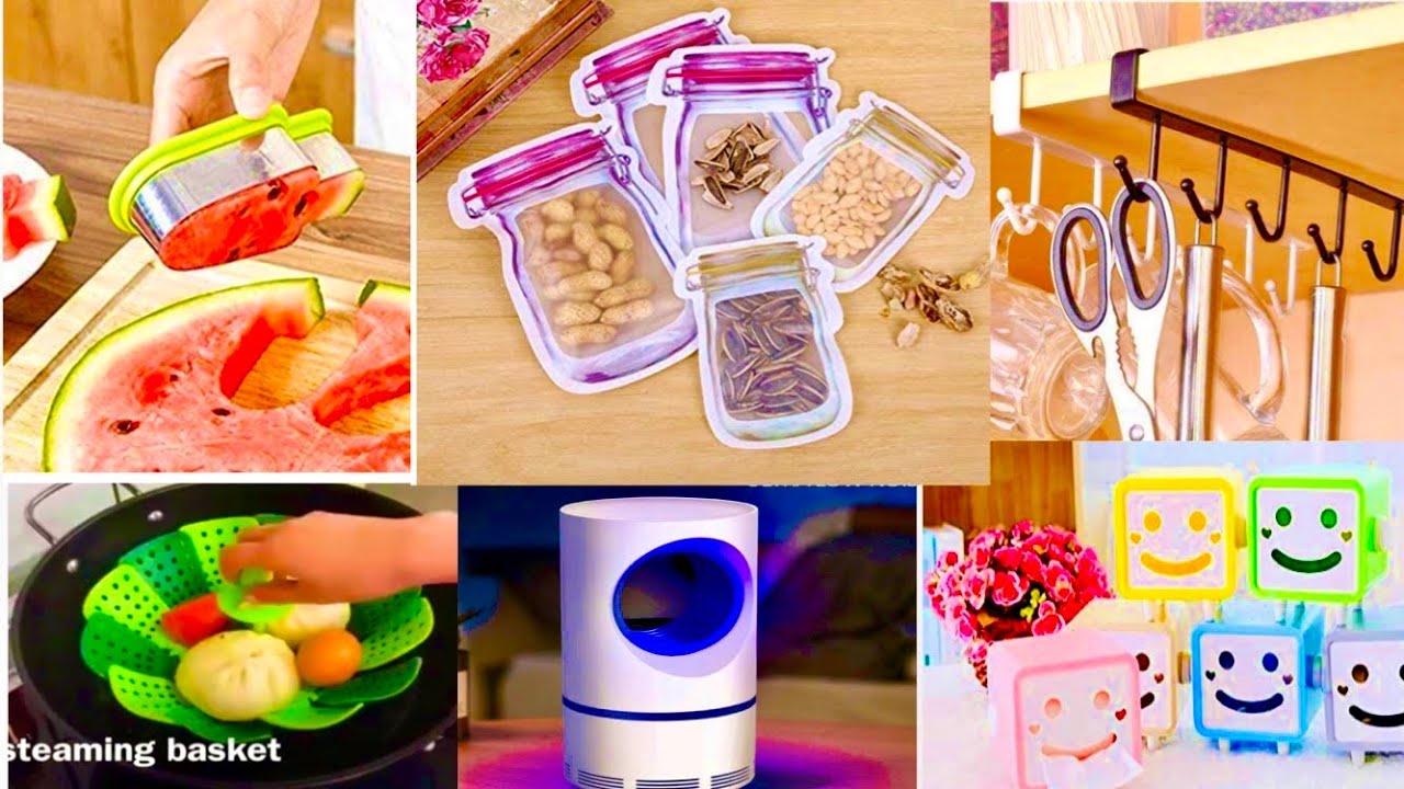Latest Very Useful Kitchen & Household Items from AMAZON/Unique Space-Saving Organisers/Rack/Gadgets