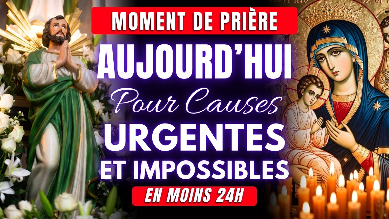 ✨ Prière Urgente (24 Heures) à Notre-Dame du Perpétuel Secours et à Saint Jude Thaddée