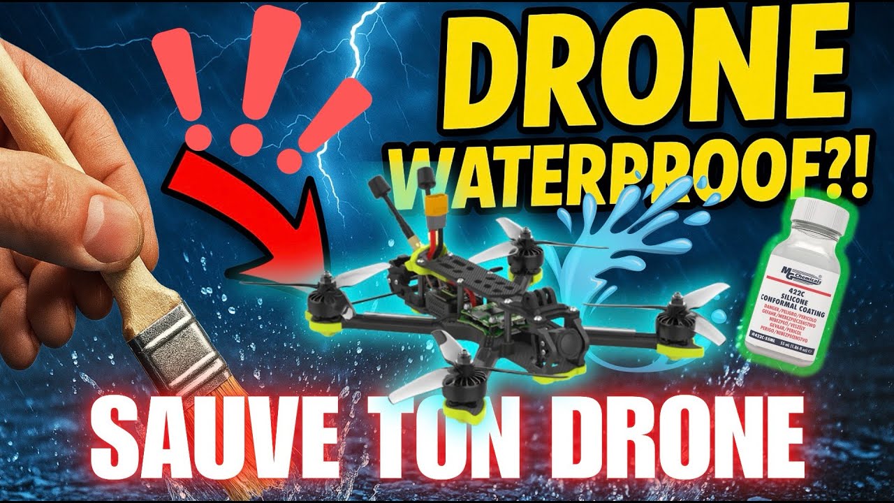 Ce simple TRUC peut sauver votre drone FPV de la noyade ! 💦