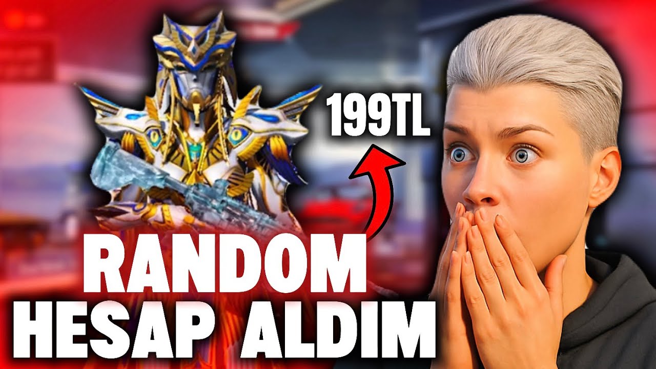 RANDOM HESAP ALDIM FULL &Ccedil;IKTI! 😱 l  Pubg Mobile 