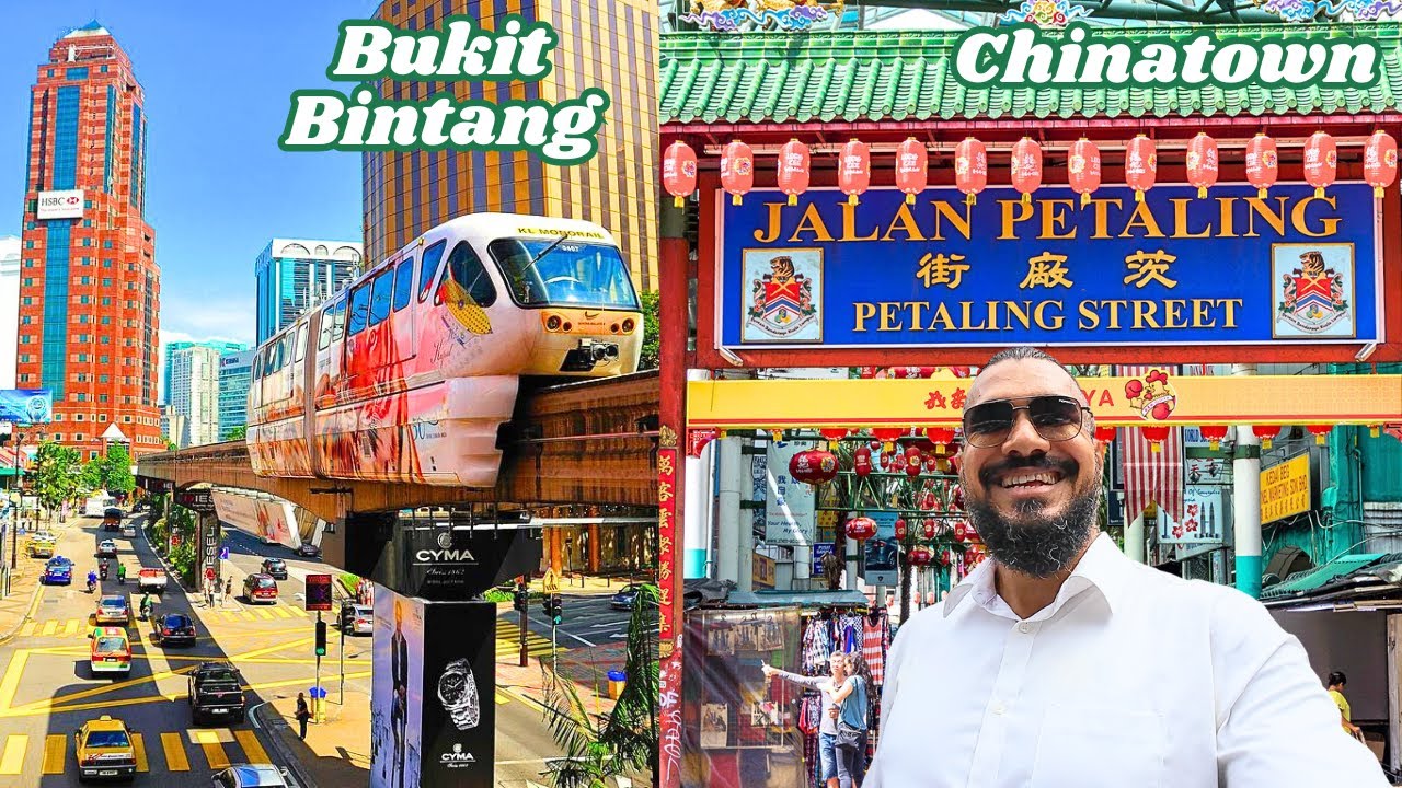How To Get To CHINATOWN 🏮 From BUKIT BINTANG Kuala Lumpur | By Train 🚆