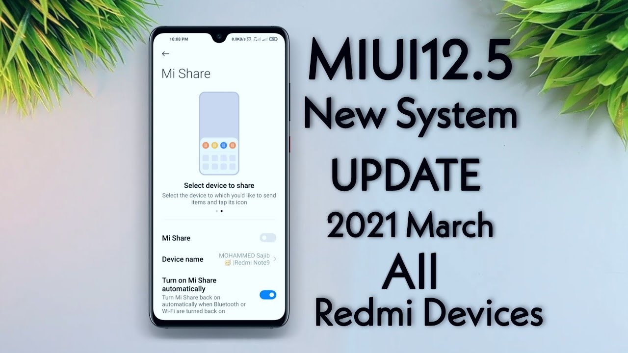 MIUI 12 New System Apps Update (March) New Feature & New Ui