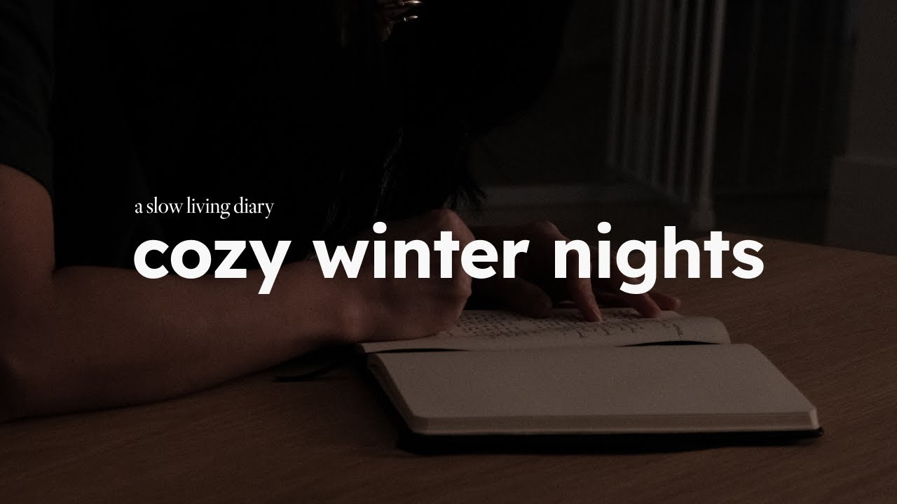 Cozy nights, baking bread, and journaling | Slow living vlog
