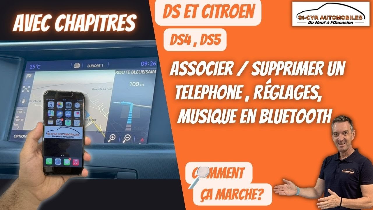 Ds3 Ds4 DS5 Associer & supprimer téléphone…Guide complet Bluetooth