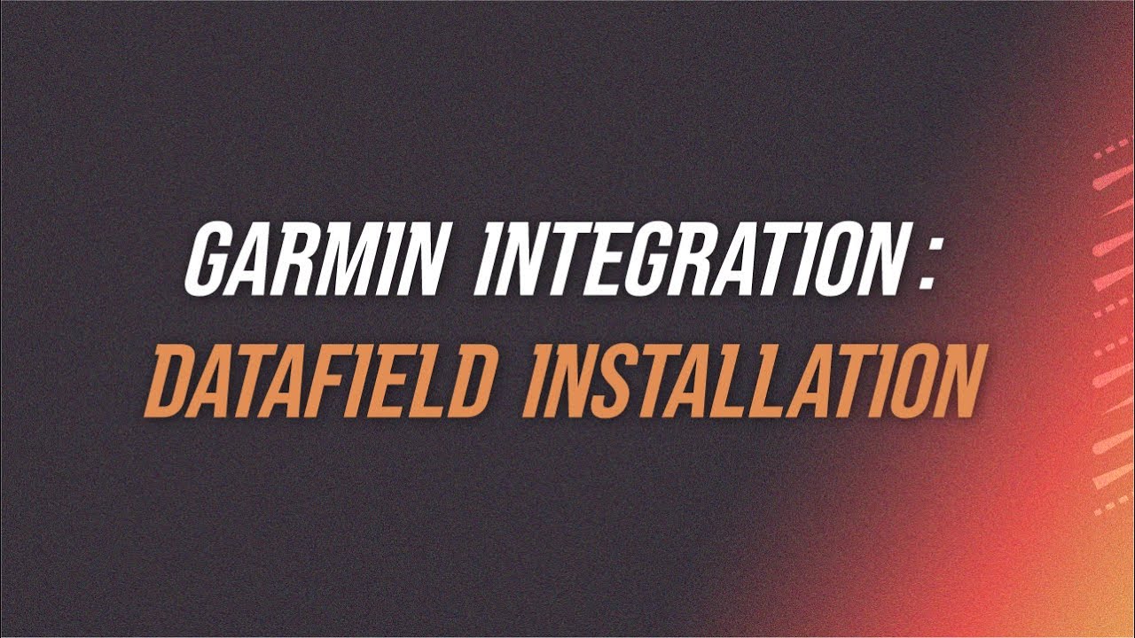 Install Darefore Datafield on Garmin: Step-by-Step Tutorial