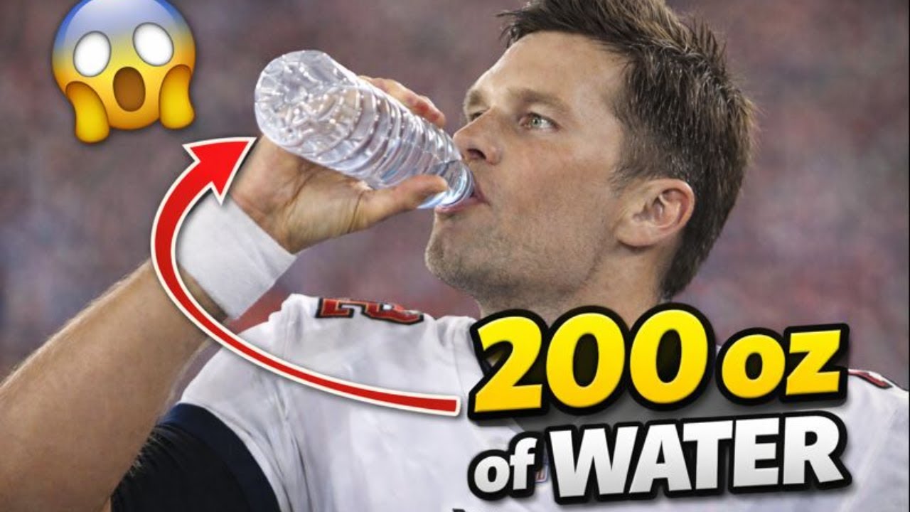 Drinking Water Like Tom Brady on His TB12 Diet!