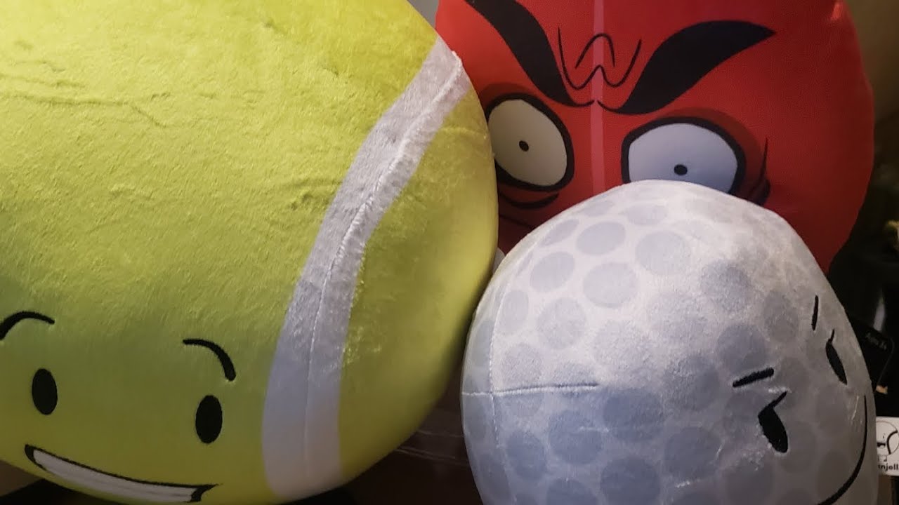 Tennis Ball Golf Ball And Evil Leafy Plush Unboxing