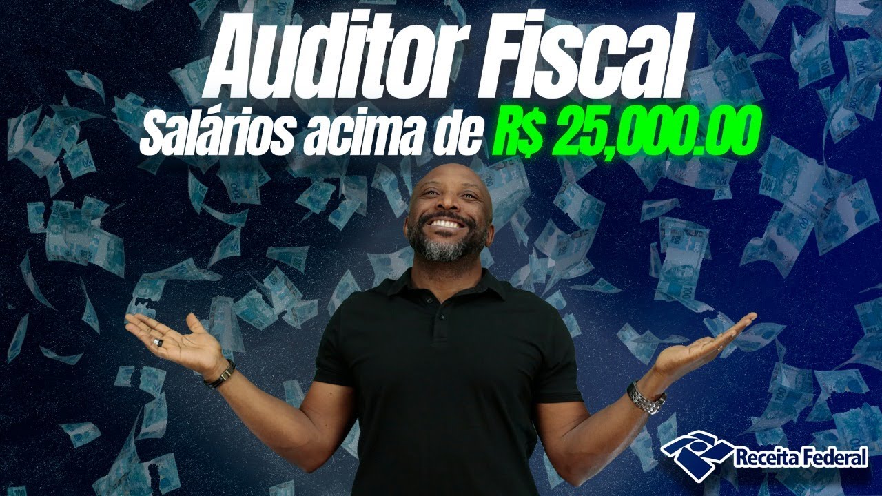 GANHE SALÁRIOS ACIMA DE R$25 MIL SENDO AUDITOR FISCAL DA RECEITA FEDERAL!
