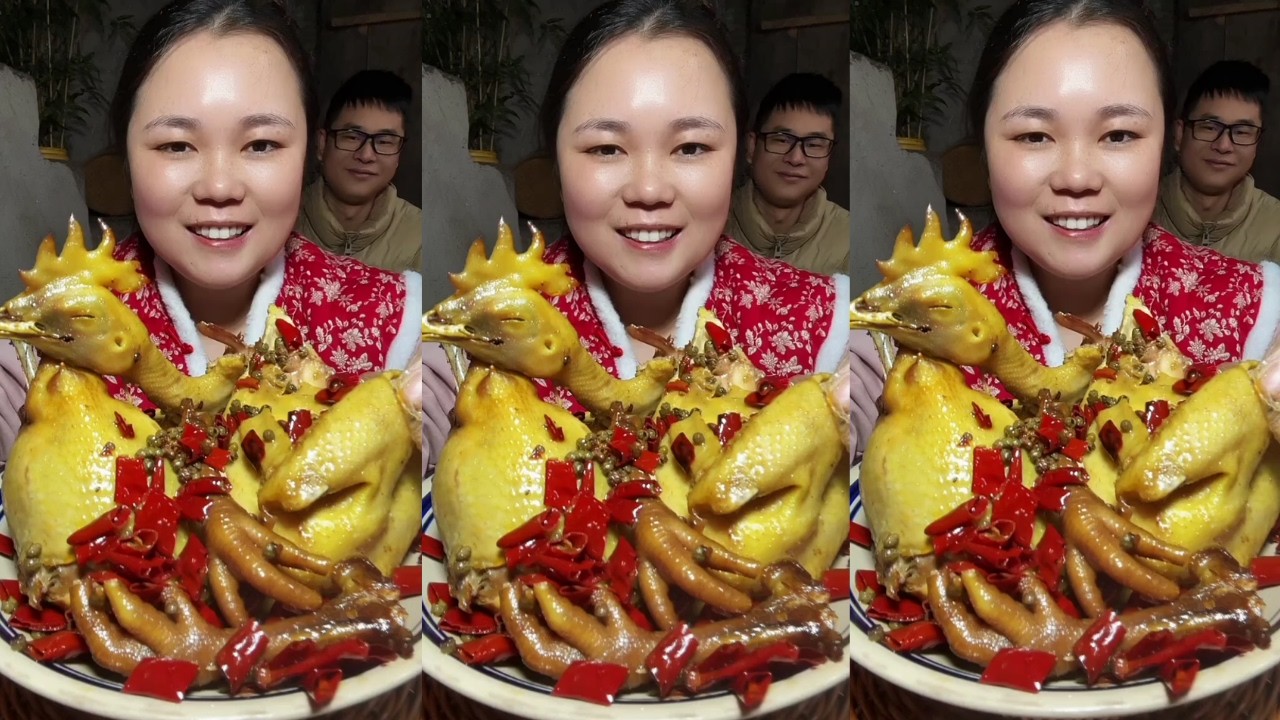 Let’s Eat Show: Spicy Sichuan Chicken Feast 🌶️🔥 Super Delicious!