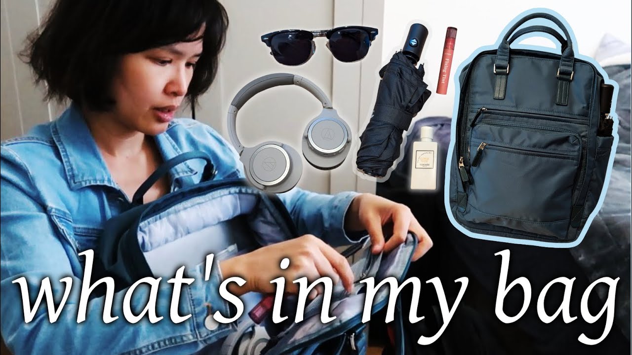 🎒what's in my bag? broke grad student edition 🎓💻 Scotland master's degree diaries