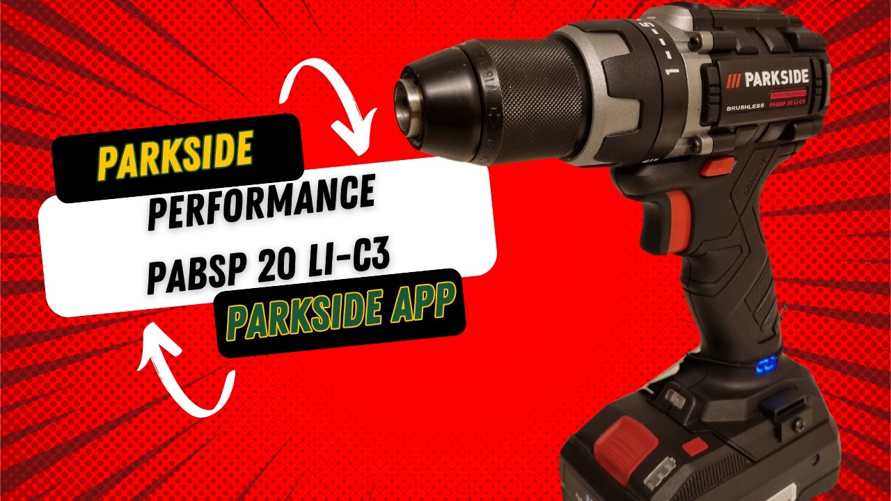 Parkside PERFORMANCE BRUSHLESS PABSP 20 Li-C3 and PARSIDE APP