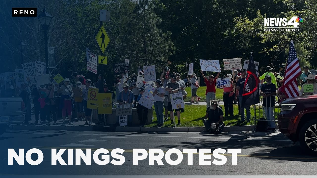 Organizers expect thousands at Reno's 'No Kings' rally