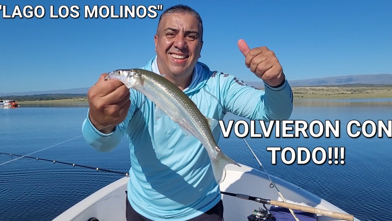 PESCA DE PEJERREY!! -LAGO LOS MOLINOS- NOS VUELVE A ILUSIONAR, PESCA INOLVIDABLES!!!!!