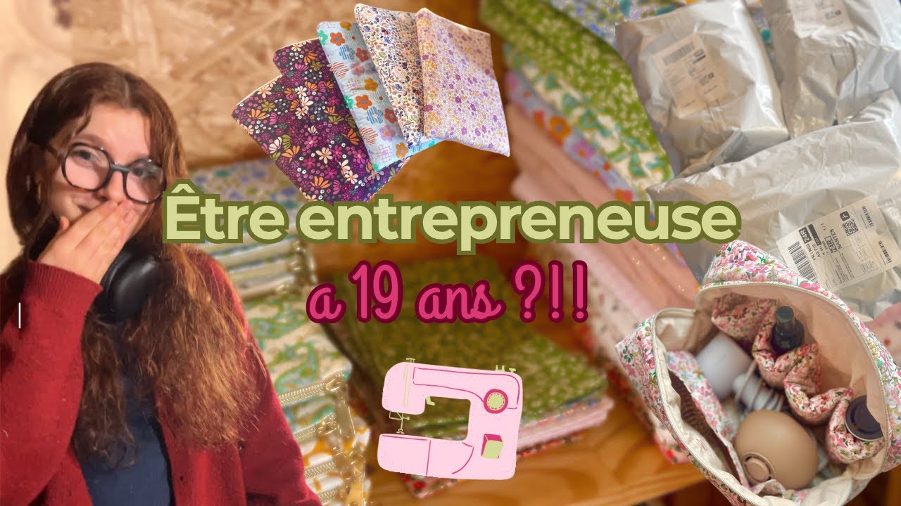 Vlog d’une entrepreneuse de 19 ans ! 💗⭐️🌷