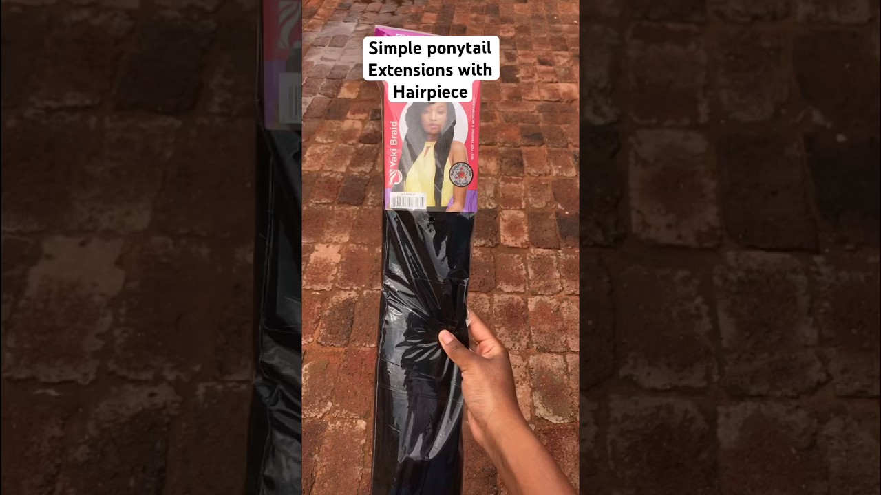 STOP buying expensive ponytail extensions and do it with HAIRPIECE.💕Simple DIY Tutorial.💋✨