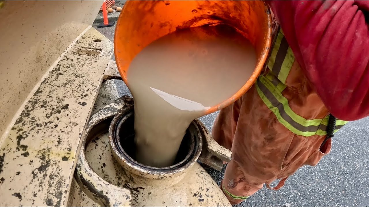 Priming a Concrete Pump: (the tried and true method)