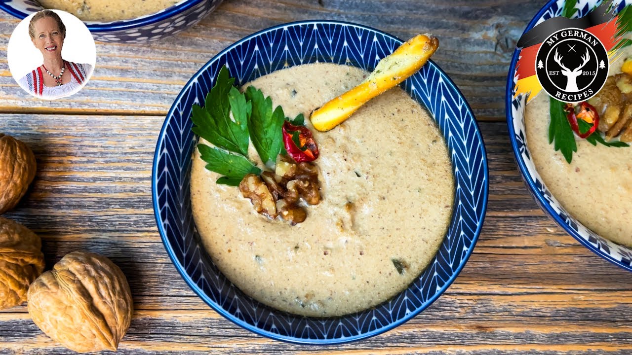 How To Make Walnut Soup ✪ MyGerman.Recipes