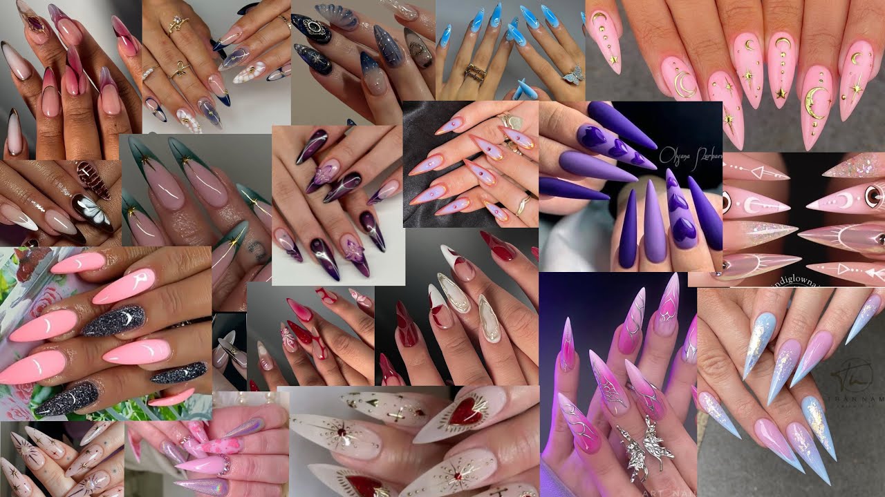 Very Colorful & Vibrant Acrylic Nails & Gel Polish Nails Designs Ideas Compilation
