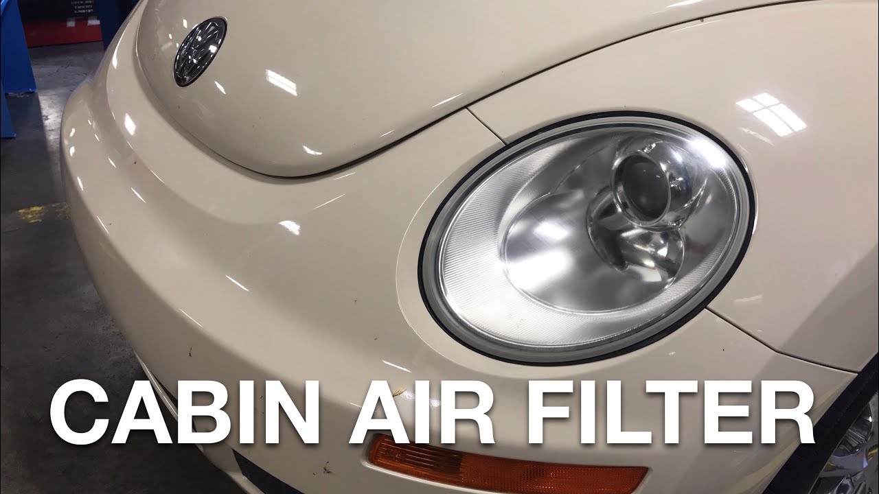 Volkswagen New Beetle cabin filter how to, with a surprise ending!
